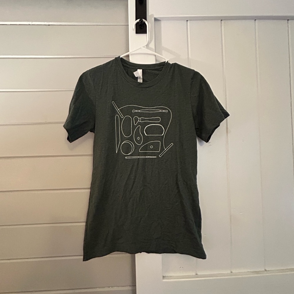 Bella Canvas Forest Green Tee